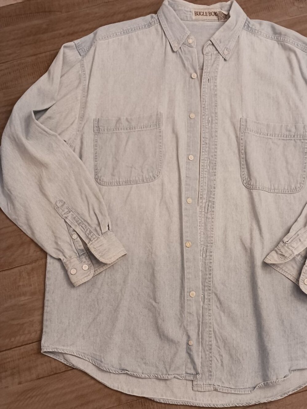 90s Bugle Boy denim shirt large